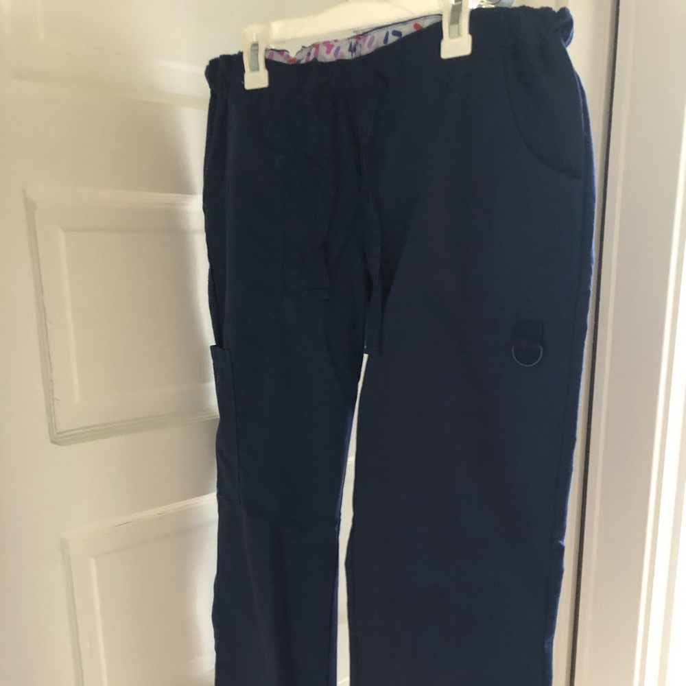 Navy blue small scrub bottoms